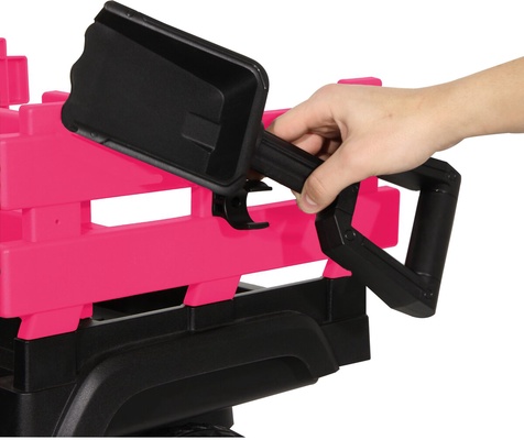 Tractor electrico infatil Ride-on Tractor Super Load con remolque rosa12V